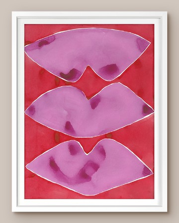 "Upside Down" Digital Art Print by Kate Roebuck