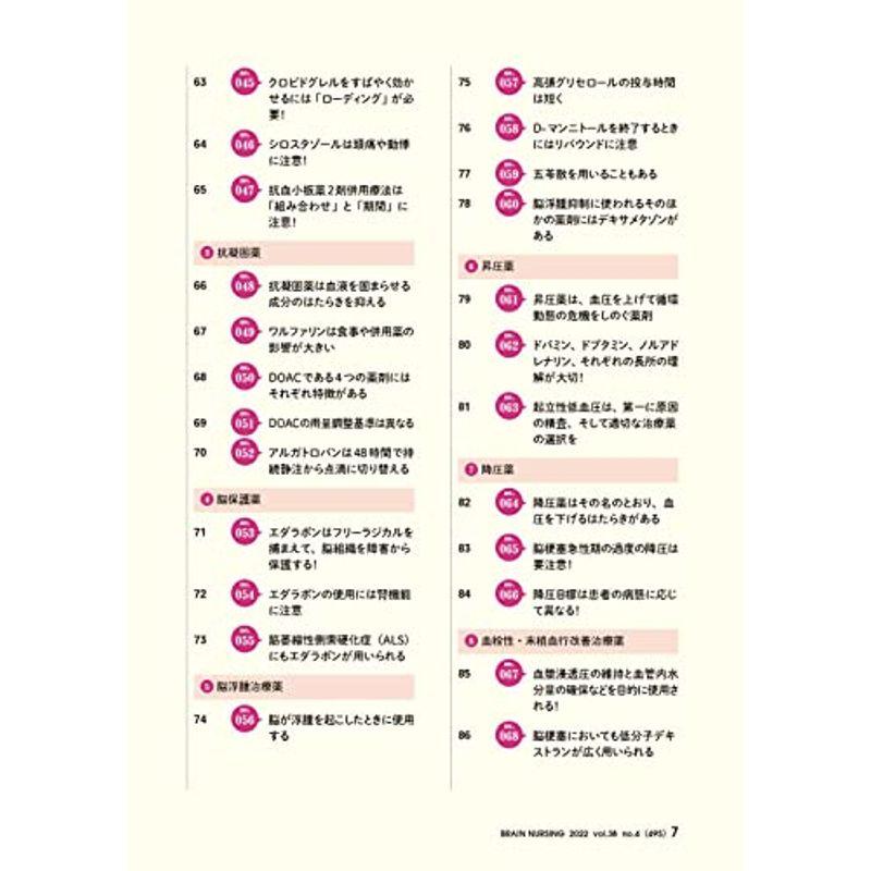 ブレインナーシング 2022年4号(第38巻4号)特集:脳神経ナースが薬剤投与・服薬管理で知っておくべき100のこと