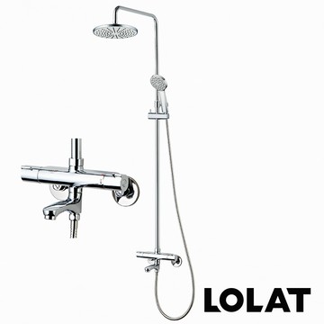 【LOLAT】恆溫花灑SPA小淋浴水龍頭STN1763K｜出水量大/三出水模式/切換明確/簡易DIY/鉻_廠商直送