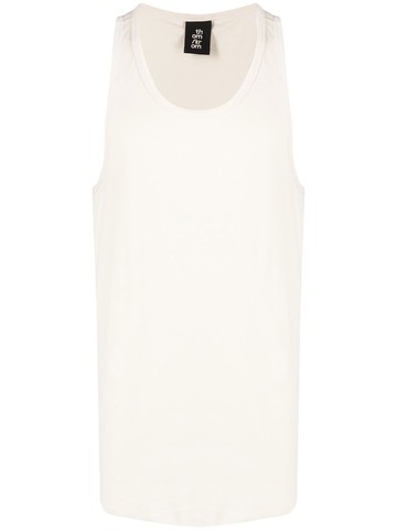 Thom Krom - cotton tank top - men - Spandex/Elastane/Cotton - S - Neutrals