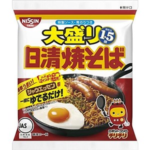 日清食品 日清焼そば 大盛り1.5倍 インスタント袋麺 151G×12個