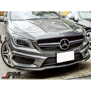 JPM 全新 賓士 W117 正CLA45 原廠款 前保桿 前下巴 前唇 碳纖維 貼片蓋