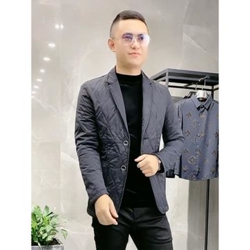 9661秋冬新款薄棉休閑西裝帥氣外套男士韓版潮流西服上衣單件外搭