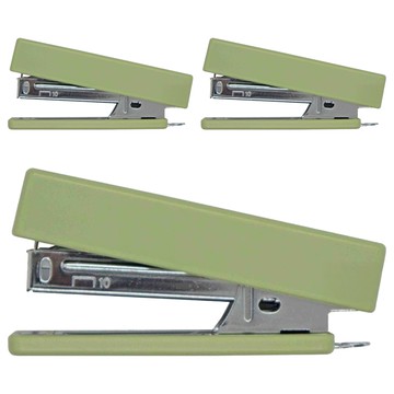 PENROTE 筆樂 森林色釘書機 KC7474  綠色  3個