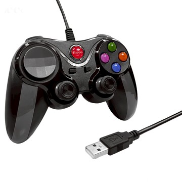 iLeco 雙震動精英遊戲手把 JP-7 多遊戲模式 支援 STEAM/Epic Games/模擬器 PC360/Android/PS3 遊戲機  1個