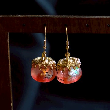 【実る】Ripen Fruit - Silver Earrings by  ETPLANT