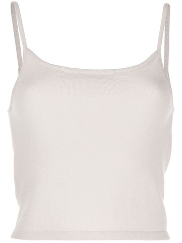 Teddy Cashmere - Rapallo cashmere tank top - women - Cashmere - 1 - Grey