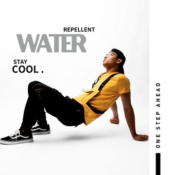 不可退換 /防潑水多功能工裝背心包-金盞花