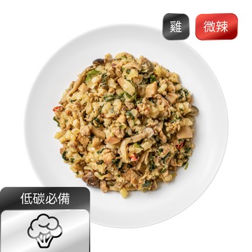 【飲控必備】三杯雞花椰菜米(283大卡)