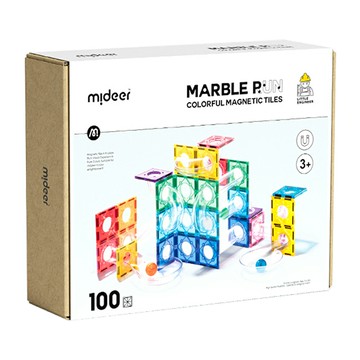 mideer - mideer 多彩透光磁力片(軌道遊戲組100PCS) MD-1166