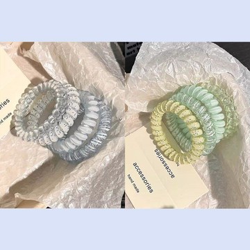 【臺灣🌸出貨】11甜美少女心髮圈多色可選電話圈變形美甲店開業小禮品草莓🍂