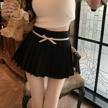 【臺灣公司 可打統編】免運 百褶裙 JK 學院風jk百褶半身裙女裝春季蝴蝶結半裙高腰a字短裙褲裙氣質裙子 可開發票 全館五折 工廠現貨直銷 新品特價 z10079