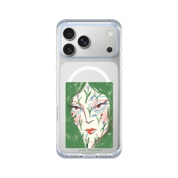 iPhone 17 Pro Max ClearX (MagSafe 兼容) 冰透藍 - Livia Fălcaru - 春日能量