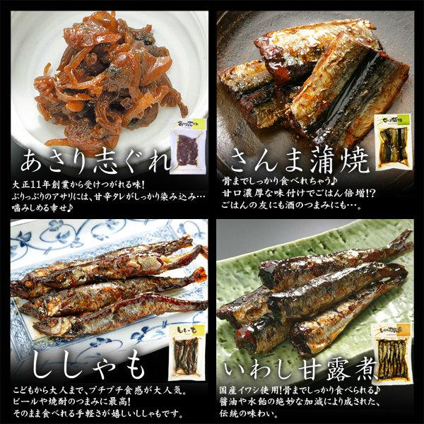 平松食品 11種類の真空タイプつくだ煮から、選んで3個セット｜三河つくだ煮（甘露煮） ご飯のお供 惣菜 おためし