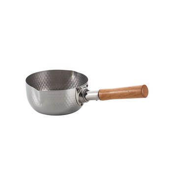 煌六花 - 日本製木柄雪平鍋 16cm 燕三条產 無塗層 電磁爐適用