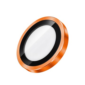 GOLDEN SHIELD 蘋果鷹眼鏡頭貼-橙色3入組 鏡頭貼適用iPhone 18 17 16 17e 15 14 13 12 11 Pro Max i18 i17 i16