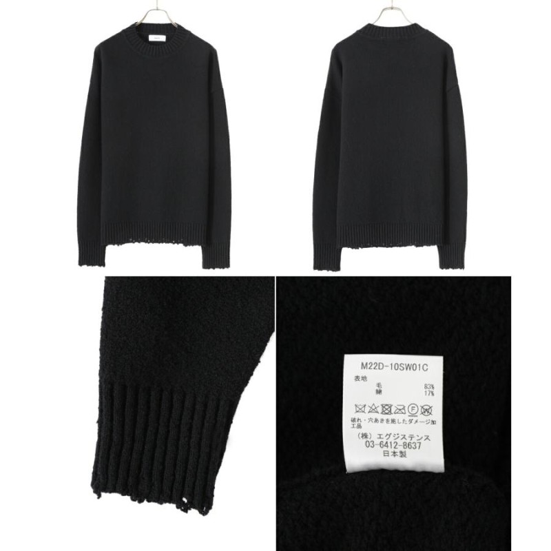 marka / マーカ ： CREW NECK JUMPER 7G - boucle wool - ： M22D