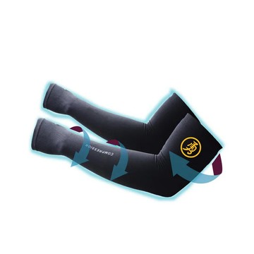 【AREX SPORT】男女抗UV機能勇字袖套 (冰絲涼感/吸排透氣/高彈布料) ASB-3464-廠商直送
