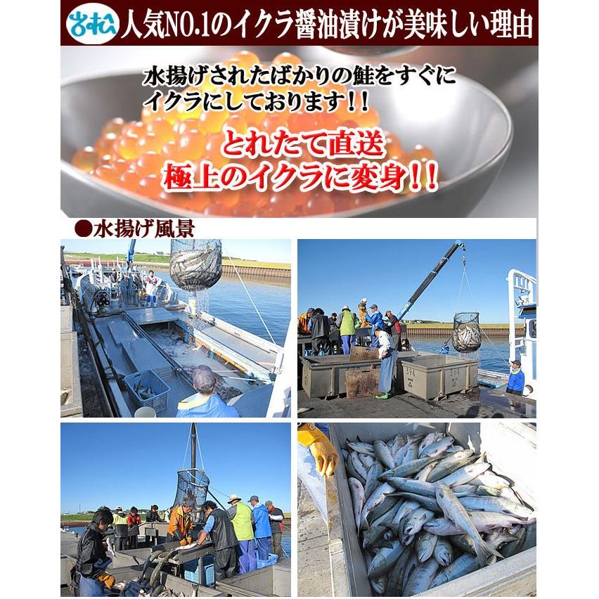 いくら醤油漬け 200g×2パック 送料無料 北海道産 お取り寄せグルメ