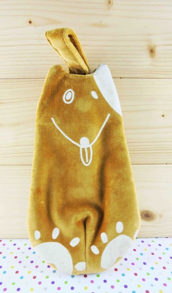 【震撼精品百貨】招財貓_招き猫~造型眼鏡袋-咖啡