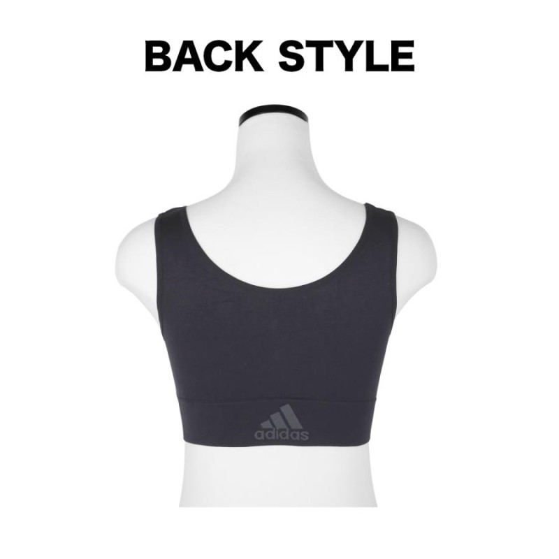 ブラック 【adidas】ブラ＆ショーツ セット 吸汗速乾インナー