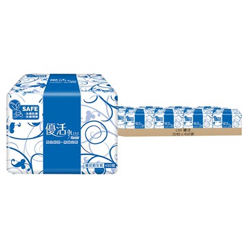 LIVI 優活 單層優拭衛生紙 30包 原生紙漿 無螢光劑  1入