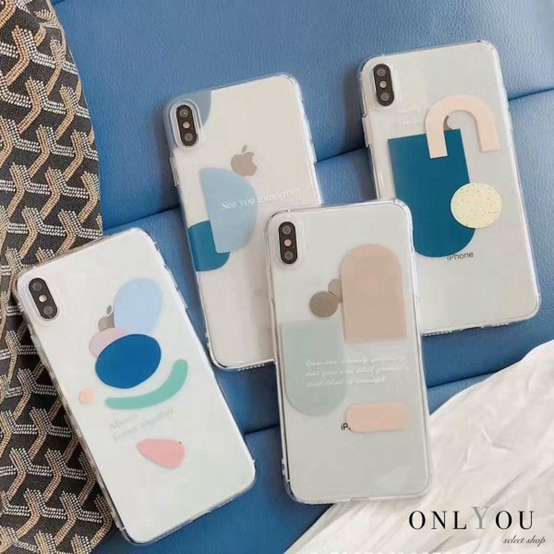 Iphonese3 ケース 韓国 シンプル デザイン ニュアンス かわいい 個性的 透明 クリアおしゃれ Iphone7 Iphonese3 Iphonex Iphonexs Iphonexr 通販 Lineポイント最大get Lineショッピング