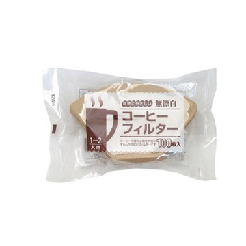咖啡濾杯︱濾紙 日本KANAE 梯型無漂白101濾紙400枚入