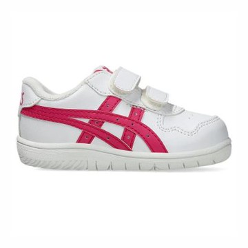 Asics Japan S Ts [1204A092-121] 小童 運動休閒鞋 魔鬼氈 舒適 白 紅
