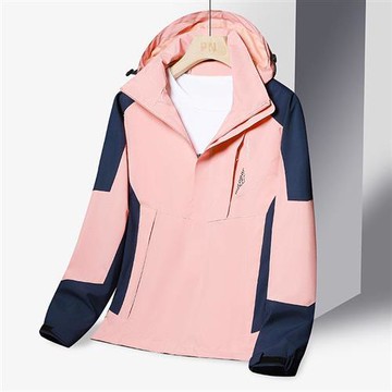 【米蘭精品】衝鋒衣連帽夾克-薄款防風防水透氣男女外套8色74db19