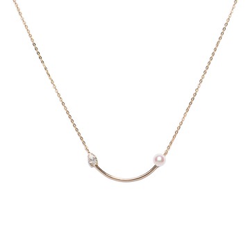 從容微笑珍珠項鍊 925銀厚鍍18K金 Sorriso Pearl Necklace