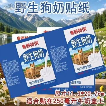 ✨動感 優選✨ 野生狗奶粵西特供貼紙整蠱貼畫抽象整蠱貼畫沒有什麼東西是永恆的