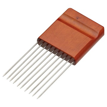 KitchenCraft 洋蔥切片固定叉  1個  褐色