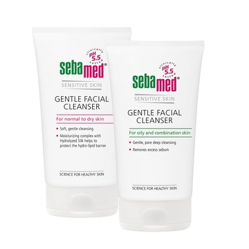 Sebamed (溫和保濕或深層淨透)潔面露150ml任選x2