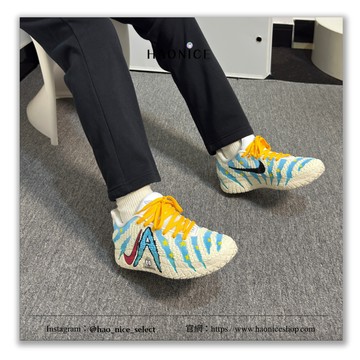 【HAO NICE】藝術訂製款Nike Ja 3 莫蘭特三代 潘帕斯塗鴉&星宿狂想 白藍 實戰系列 運動鞋 籃球鞋