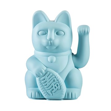 DONKEY 幸運繽紛招財貓  天空藍  15cm