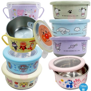 不鏽鋼防滑碗 止滑碗 隔熱碗 波力 雙耳碗 餐碗 幼稚園餐碗 麵包超人 汪汪隊 迪士尼 巧虎 POLI 兒童碗 學習碗