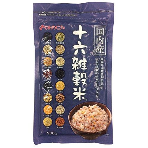 国内産 十六雑穀米(黒千石入り) 200g