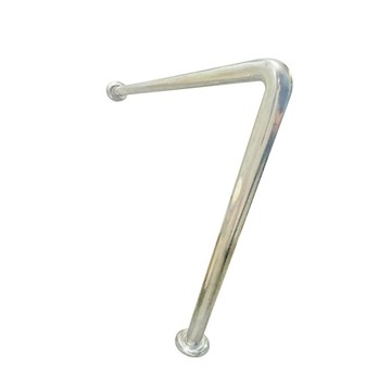 【海夫】斜坡板專家 304不鏽鋼 倒L型落地安全扶手 管徑31.8mm/38.1mm (SLI-318/SLI-381)