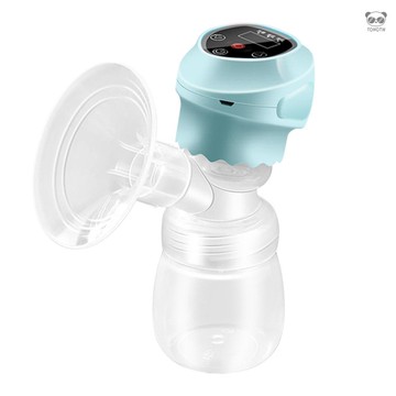 一件式式電動擠奶器 大吸力產後催乳全自動集乳器 靜音矽膠電動吸奶器 3種模式/9檔調整 青藍色（內置鋰電池）