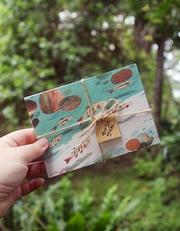 咱的山水－翱翔魚魚畫卡