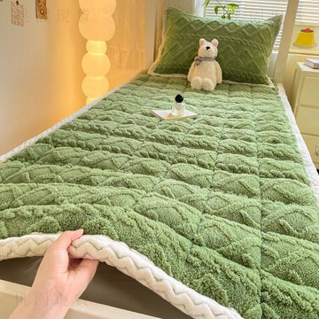 🔥隔日達出🔥A類牛奶絨牀墊學生宿舍單雙人褥子冬季加厚家用可機洗塔芙絨牀褥