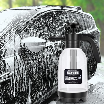 🚀桃園出貨🚀 手動氣壓式洗車泡沫噴壺 2L耐酸堿家用澆花園藝氣壓噴霧器泡沫壺