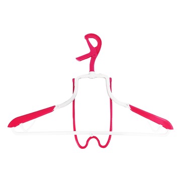 KOKUBO 小久保 摺疊式連帽上衣曬衣架 KL-063  36.5 x 20cm  紅色  1個