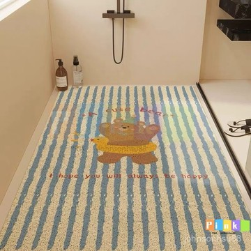 浴室絲圈防滑墊淋浴老人兒童洗澡間踩腳墊防摔墊子厠所衛生間地墊
