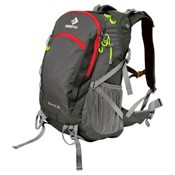 DIBOTE 迪伯特 極輕 專業登山休閒背包 附贈防水套 + 背架  灰色  38L