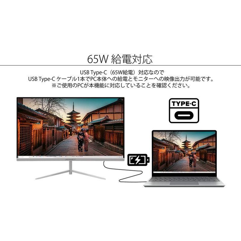 JAPANNEXT 21.5型 USB-C 65W給電対応 液晶モニター abitur.gnesin