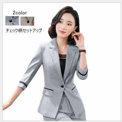 スーツ レディース 2点セット パンツスーツ 着痩せ 代30代40代50代 春秋冬 オフィス ビジネス 通勤 セットアップ フォーマル 大人 上品 通販 Lineポイント最大get Lineショッピング