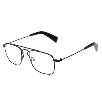 Yohji Yamamoto 山本耀司 金屬雙樑矩形時尚光學眼鏡【霧黑】YY3005-002