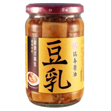 瑞春醬油 甜酒豆腐乳  380g  1罐